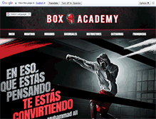 Tablet Screenshot of boxacademy.com